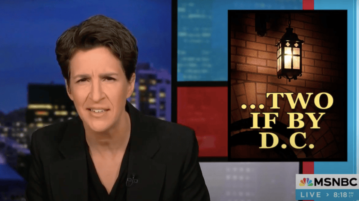 'Tissue-thin fiction': MSNBC's Rachel Maddow shreds Trump over court argument