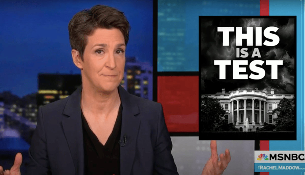 'Not sure there's ever been anything like this': Rachel Maddow stunned by Trump 'oddity'