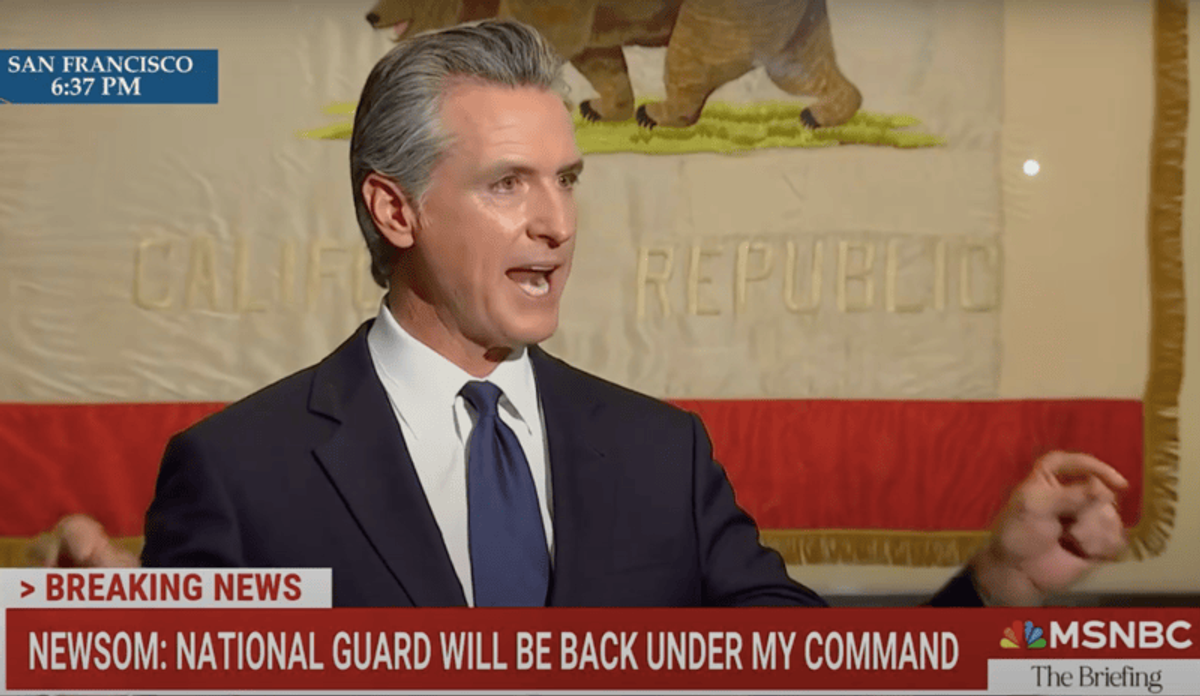 'Vulgar display of weakness': Newsom delivers scathing rebuke of Trump
