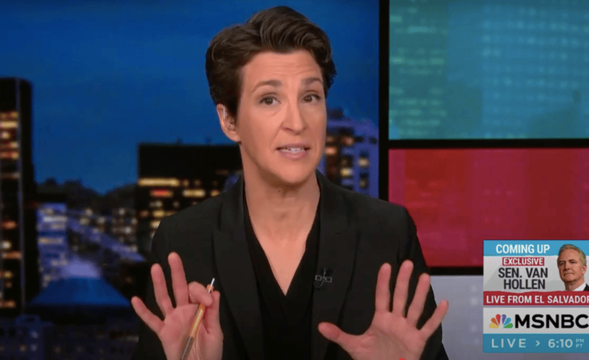 'Woke liberal problems like diabetes?' MSNBC's Rachel Maddow tears into Trump's new cut