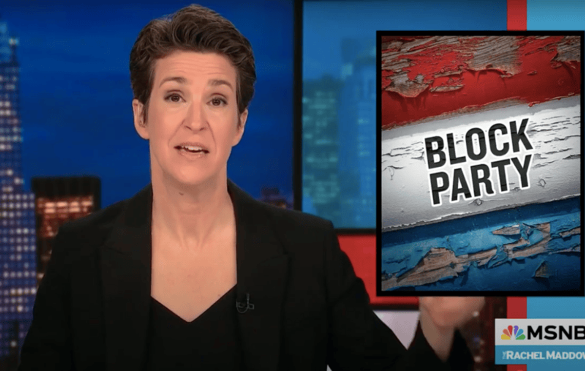 'Profoundly dangerous': MSNBC's Rachel Maddow unloads on Trump for latest 'cruel' attack
