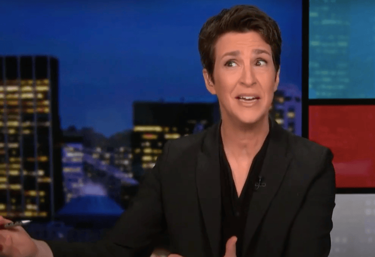 'They spelled it out in crayon!' MSNBC's Rachel Maddow stunned as NYT blows up Trump plan