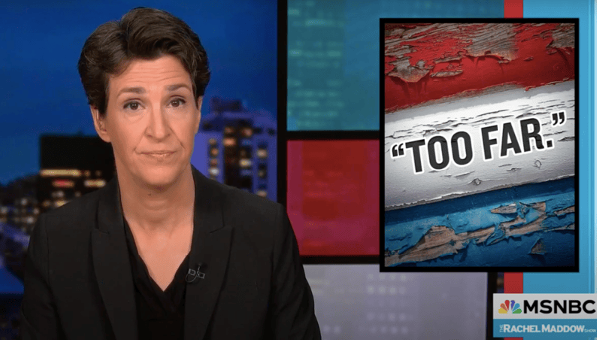 'It's bad' MSNBC's Rachel Maddow slams Trump for 'killing miracle' drug