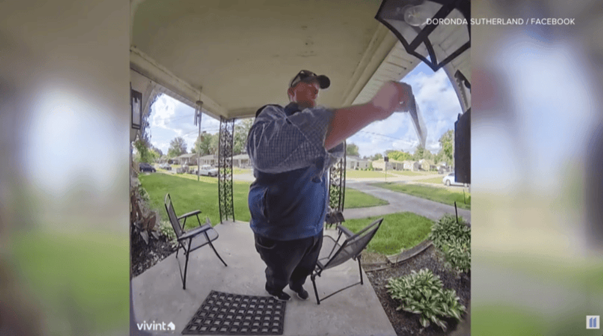 Red state candidate drops out after doorbell camera catches him stealing rival's flyer