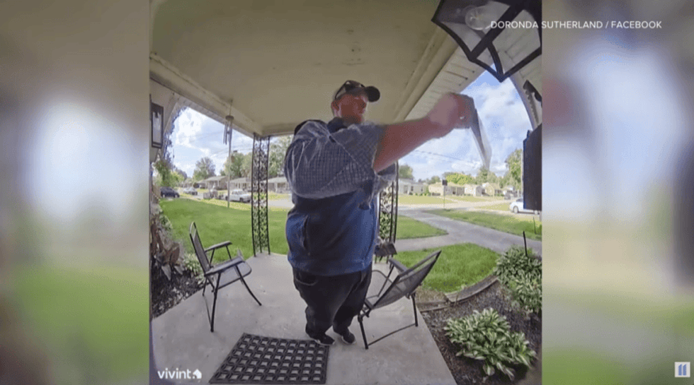 Red state candidate drops out after doorbell camera catches him stealing rival's flyer