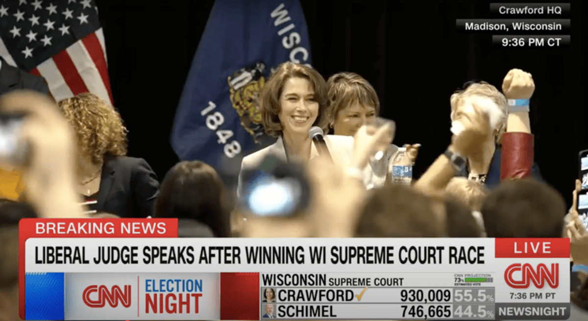 'We won!' Newly-elected WI judge takes victory lap as she jabs 'richest man in the world'