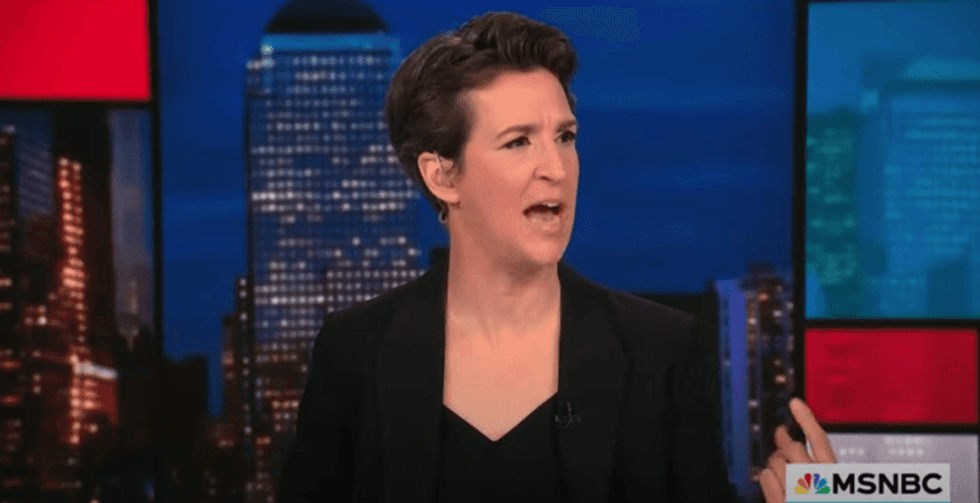 Maddow compares Trump to 1940s senator with Nazi ties who demanded allies 'say thank you'
