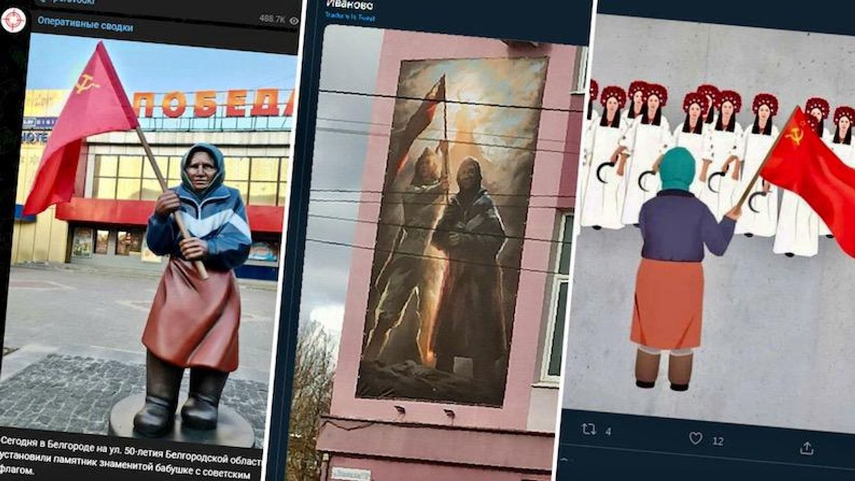 How ‘Babushka Z’ became the unlikely icon of Russian propaganda