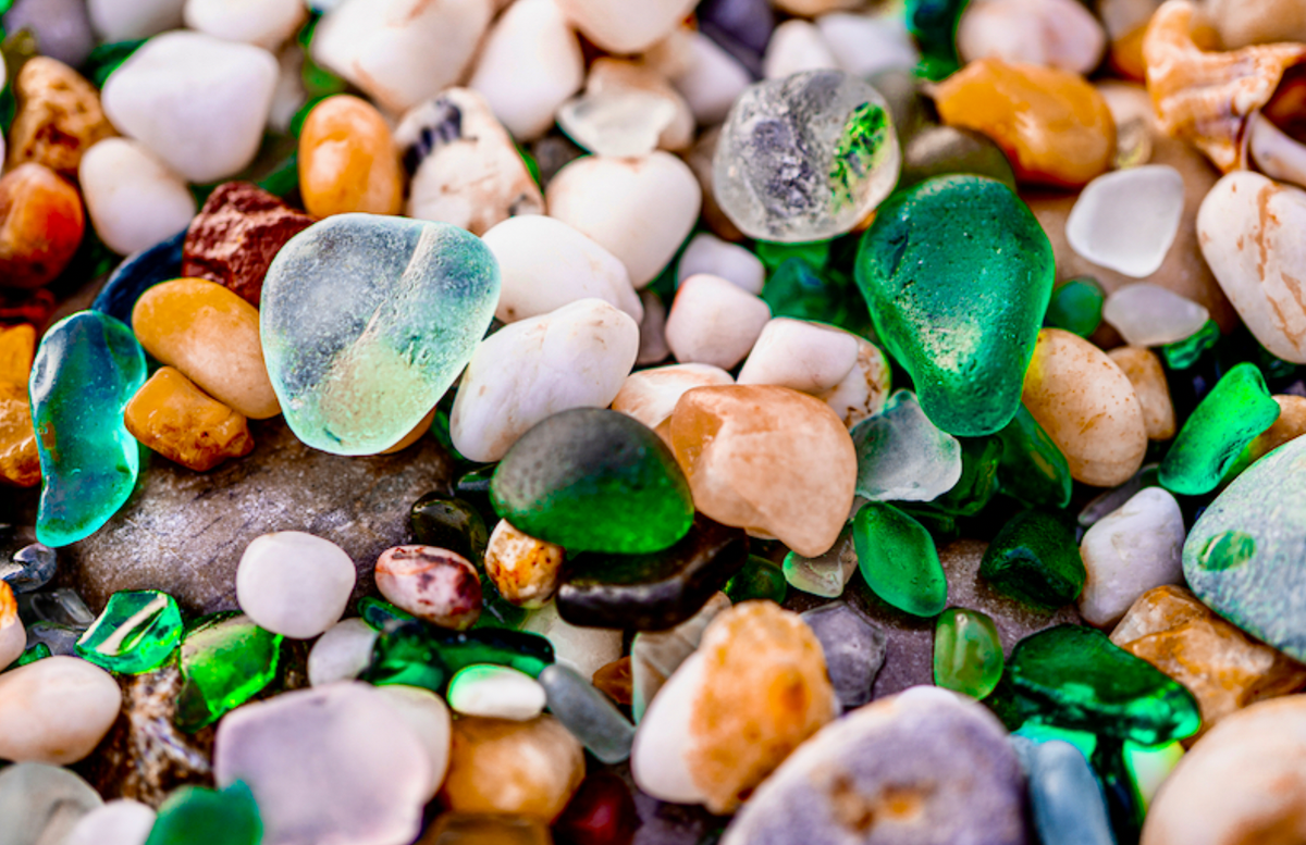 Sea glass, a treasure formed from trash, is on the decline as single-use plastic takes over