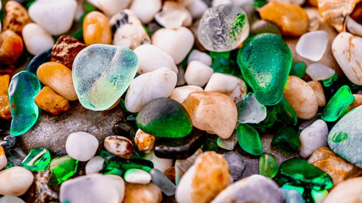 Sea glass, a treasure formed from trash, is on the decline as single-use plastic takes over