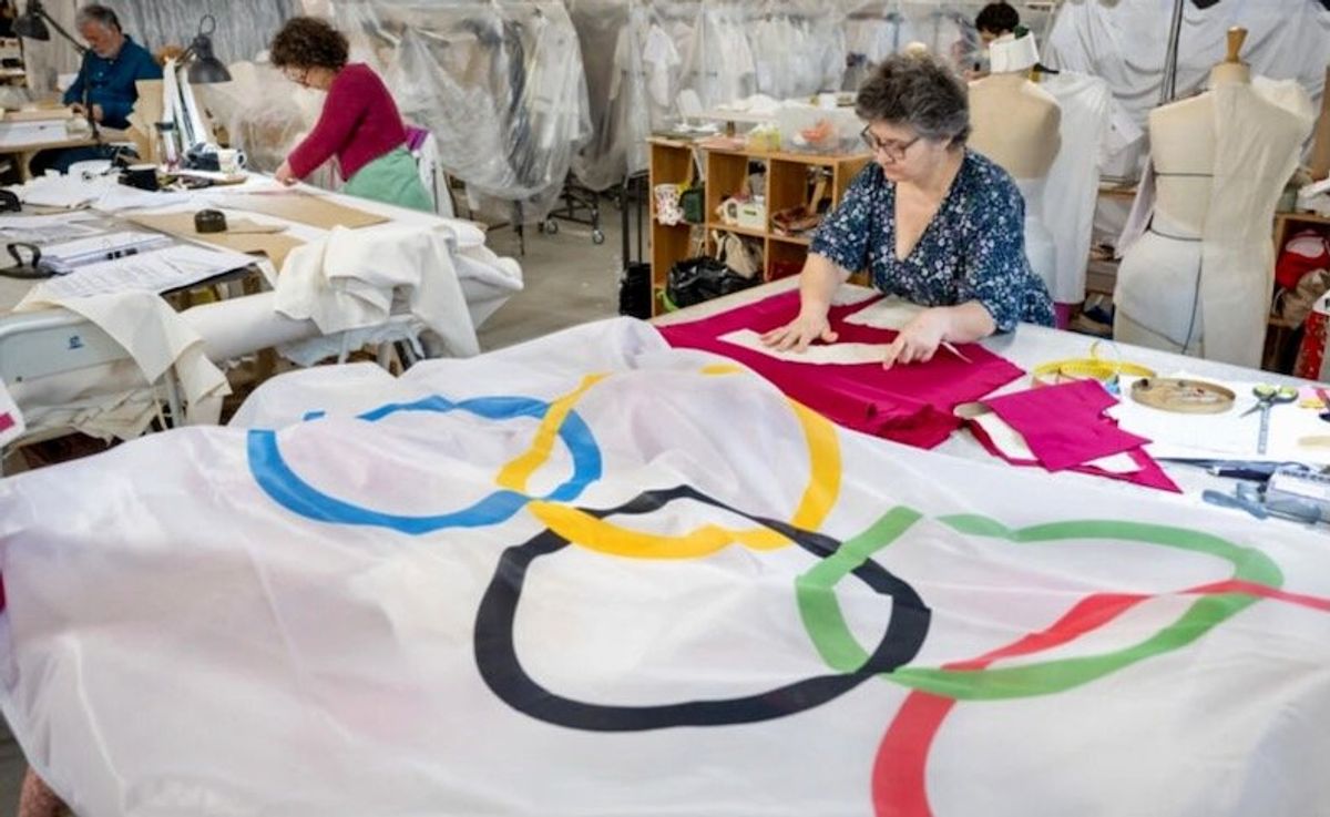 Hundreds of dressmakers race to complete Olympics costumes ahead of Games