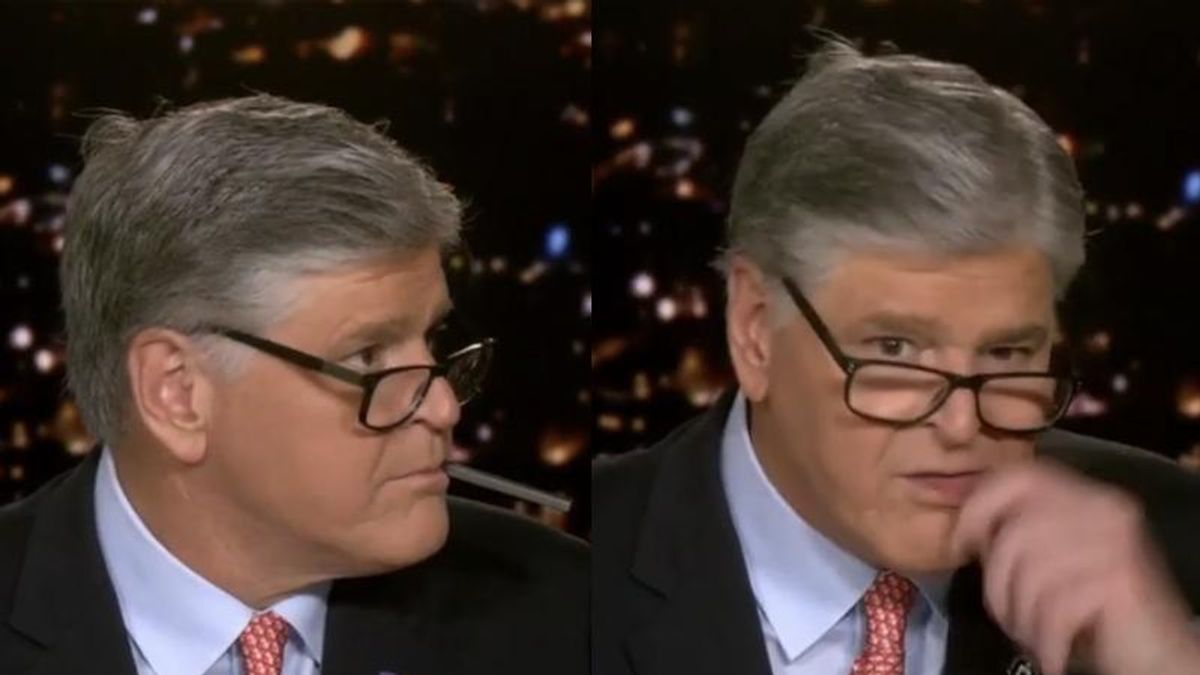 'Amateur hour': Critics pile on Sean Hannity after he's busted vaping on-air
