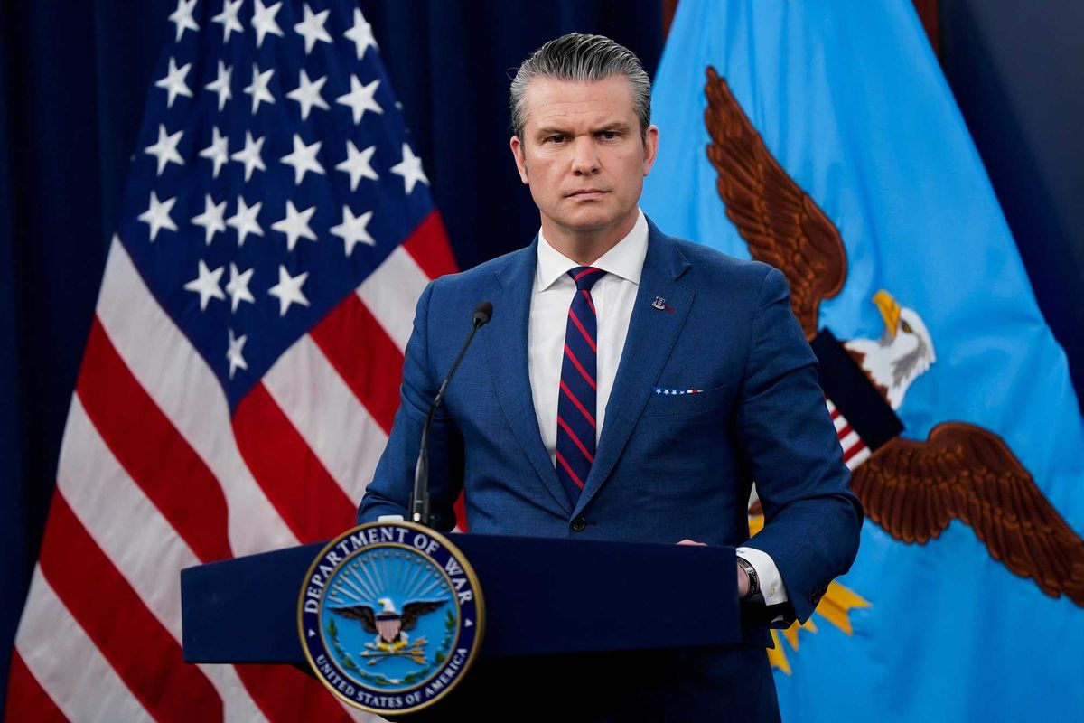 Pentagon bans photographers for ‘unflattering’ photos of Pete Hegseth: report