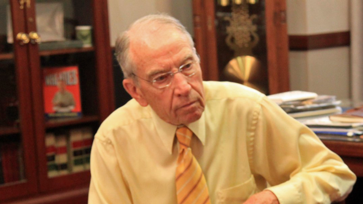 'Servile' Chuck Grassley slammed by career federal prosecutor in blistering op-ed