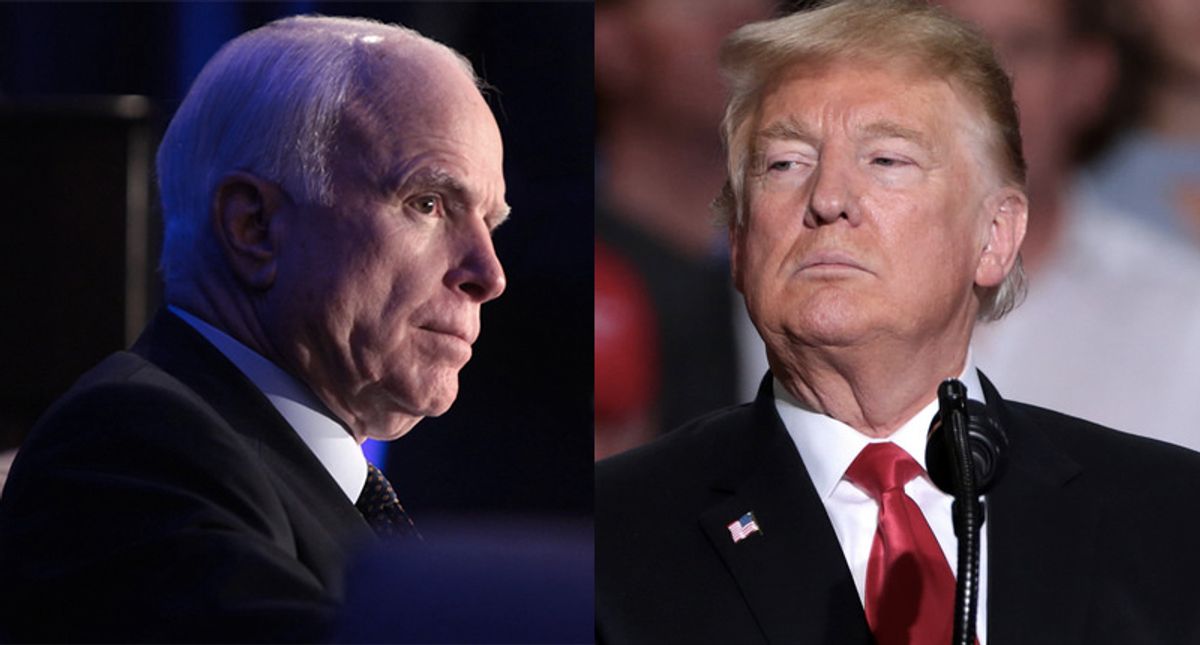 Trump ripped by John McCain's son for Arlington Cemetery debacle