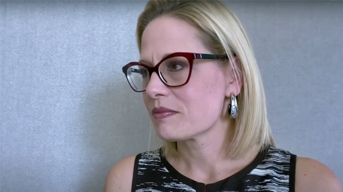 The sinister story of Kyrsten Sinema's turn to conservatism and political corruption
