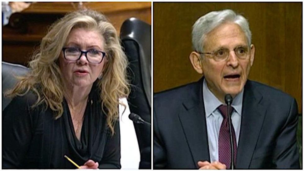 'My god!' Merrick Garland shocked when GOP’s Marsha Blackburn asks if angry parents are like Timothy McVeigh
