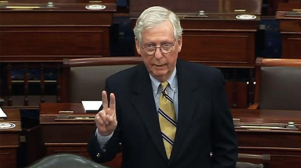 'Toddler takeover': Mitch McConnell unveils new GOP branding