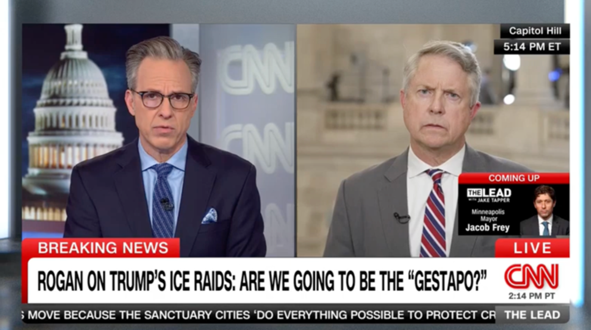 'Collateral damage?' Jake Tapper floored by Senate Republican's remark about ICE killing