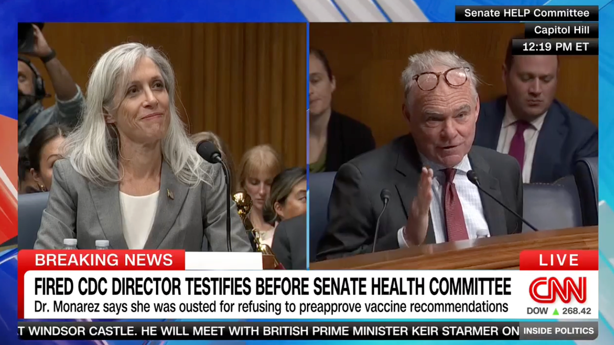 'Really something': CNN anchor floored by senator's apology to ousted CDC official