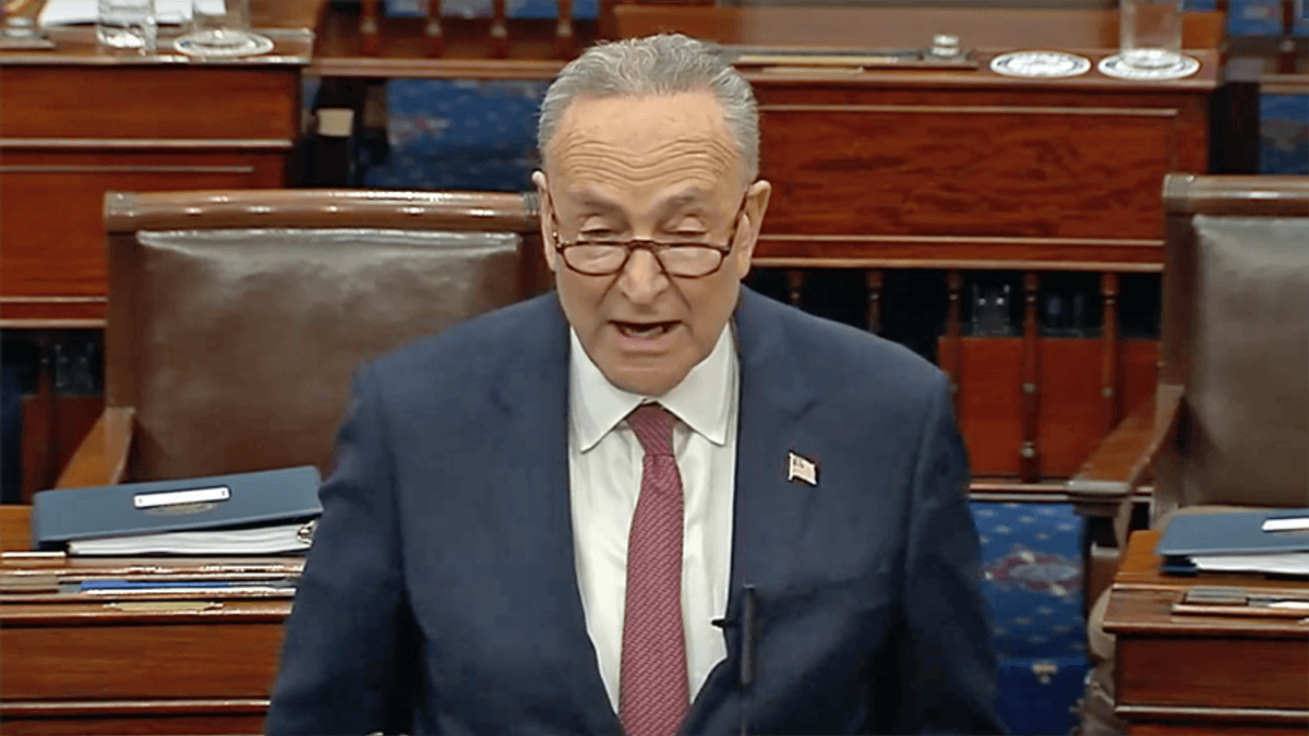 WATCH: Chuck Schumer rips Republicans for 'a vote of infamy' after Trump's acquittal for inciting insurrection