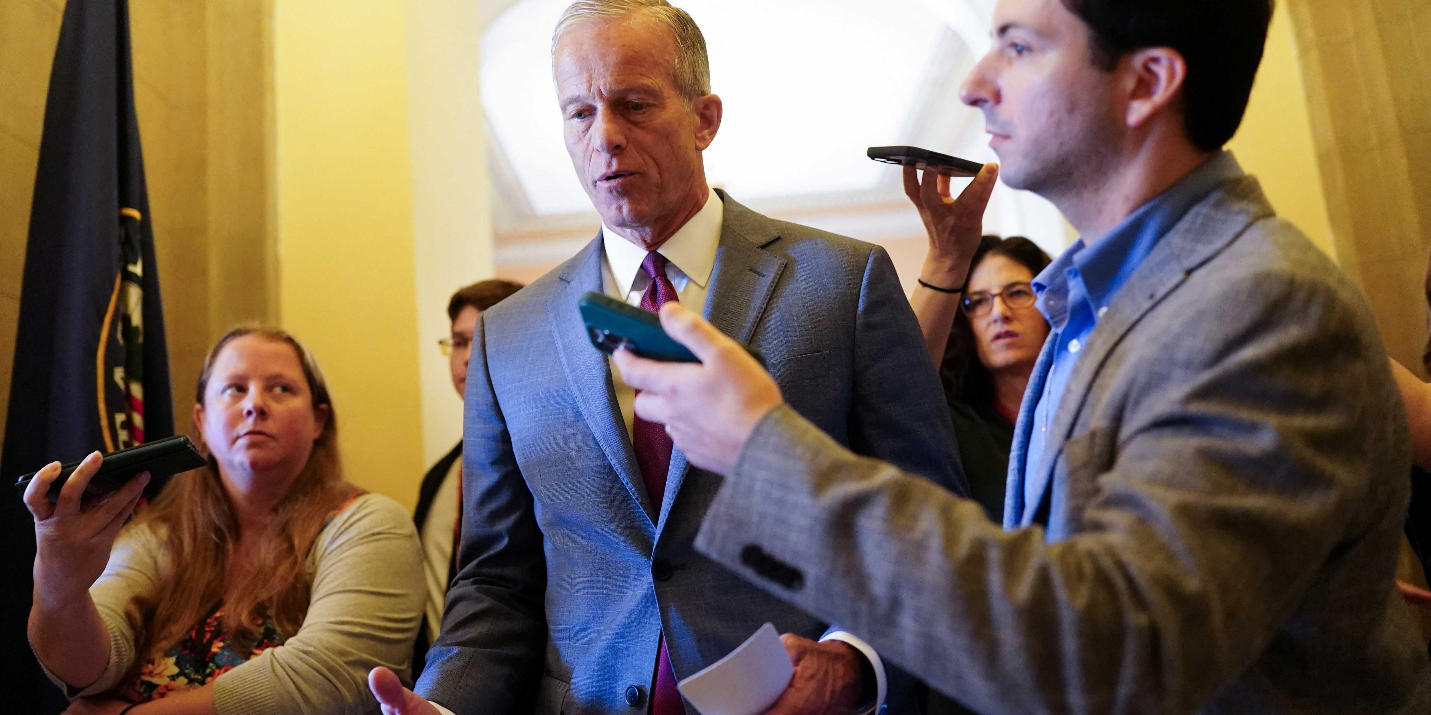 John Thune slams Trump different form of math as election battle heats up