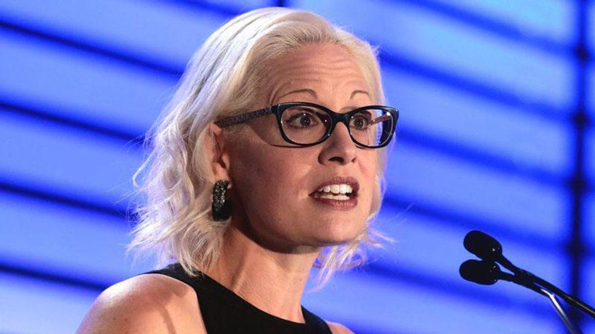 'Shame on her': Kyrsten Sinema buried by Arizona columnist for tanking most popular part of Biden agenda