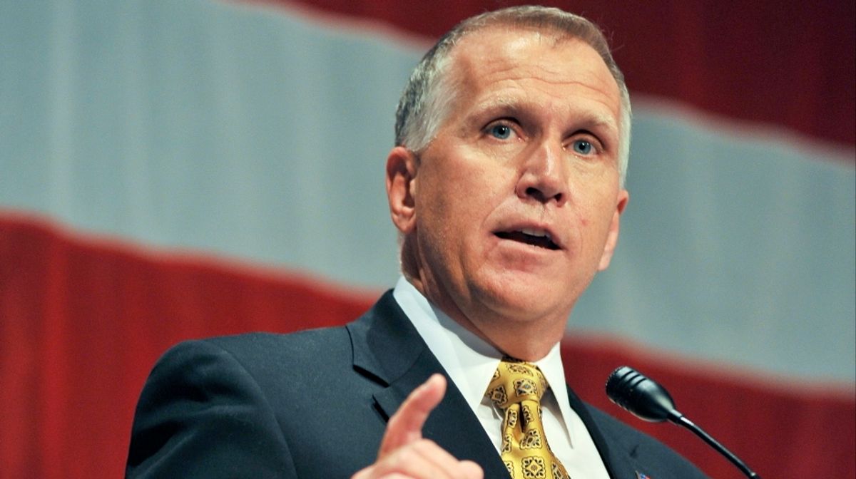 'Go out with a bang': Thom Tillis' local newspaper urges bitter fight with Trump
