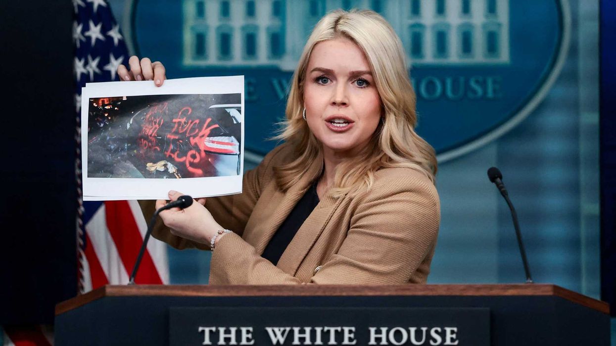 'Save us the outrage, sweetie': Karoline Leavitt mocked after pearl-clutching moment