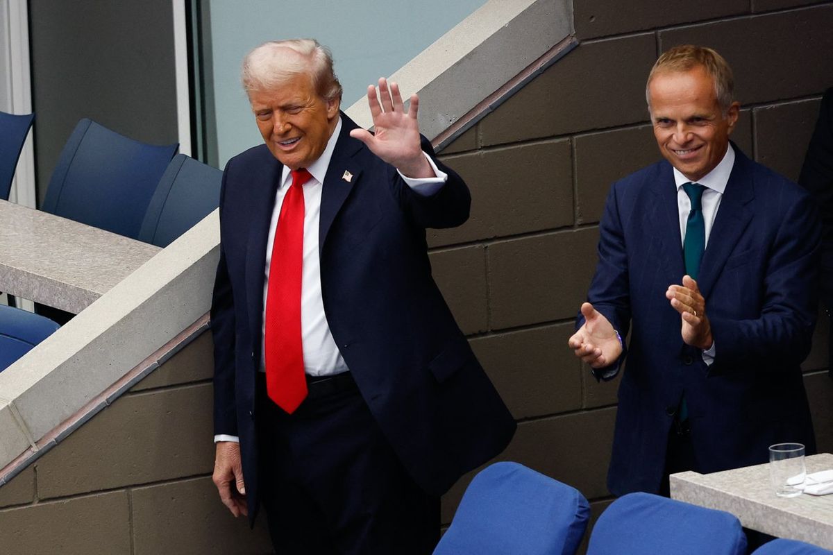 Watch: Trump booed while attending US Open