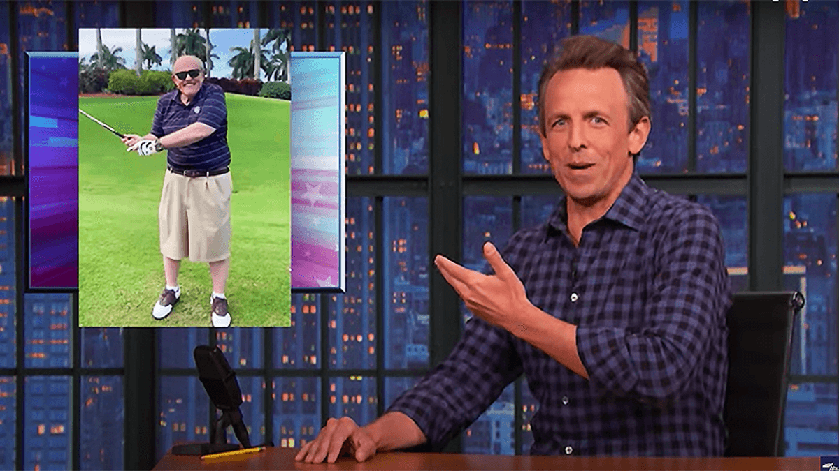 seth meyers rudy giuliani