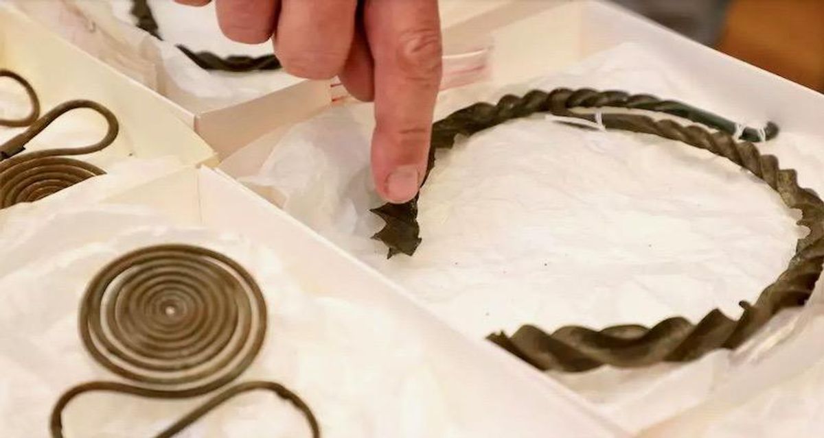 Swedish orienteering enthusiast finds Bronze Age treasure trove