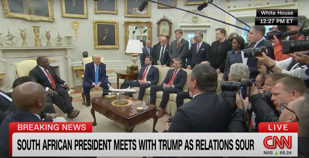 'Truly fake': Trump lashes out about Afrikaner refugees in front of South Africa president