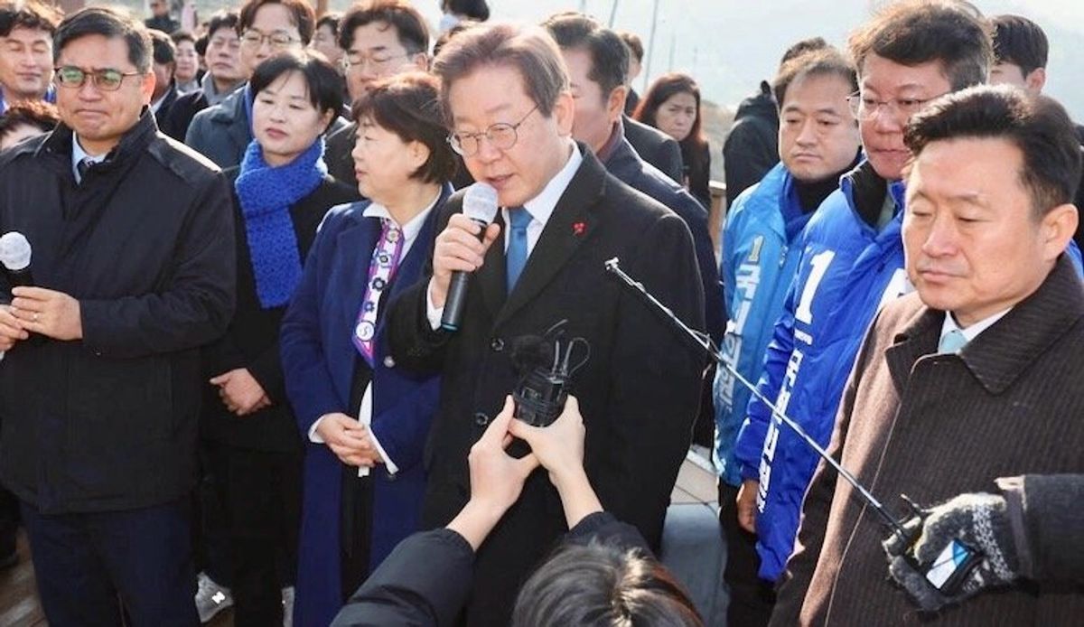 South Korean opposition leader stabbed in neck, expected to undergo surgery