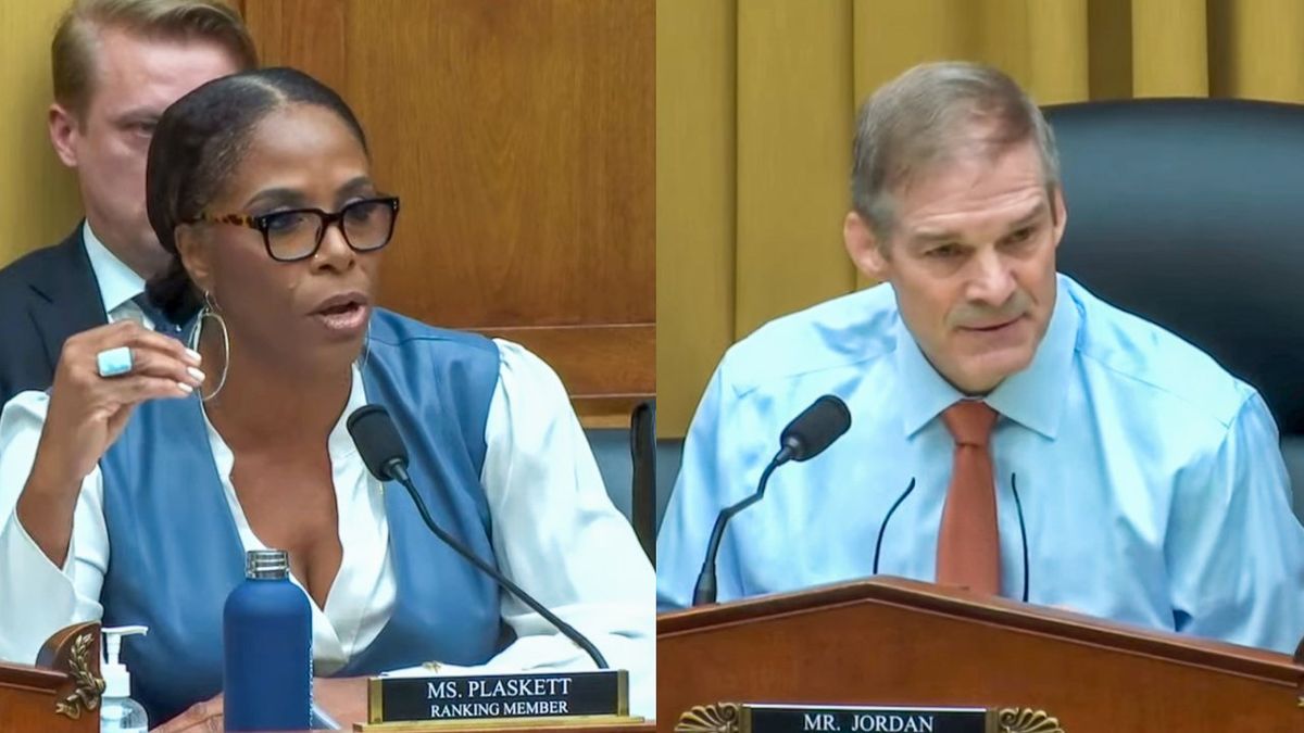 'They're criminals!' Dem explodes at Jim Jordan for hearing she says whitewashes Jan. 6