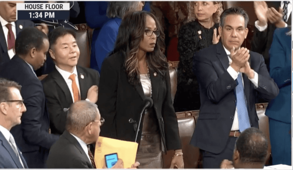 'Do something!' Rep. Stacey Plaskett furious as she's told she can't vote for speaker