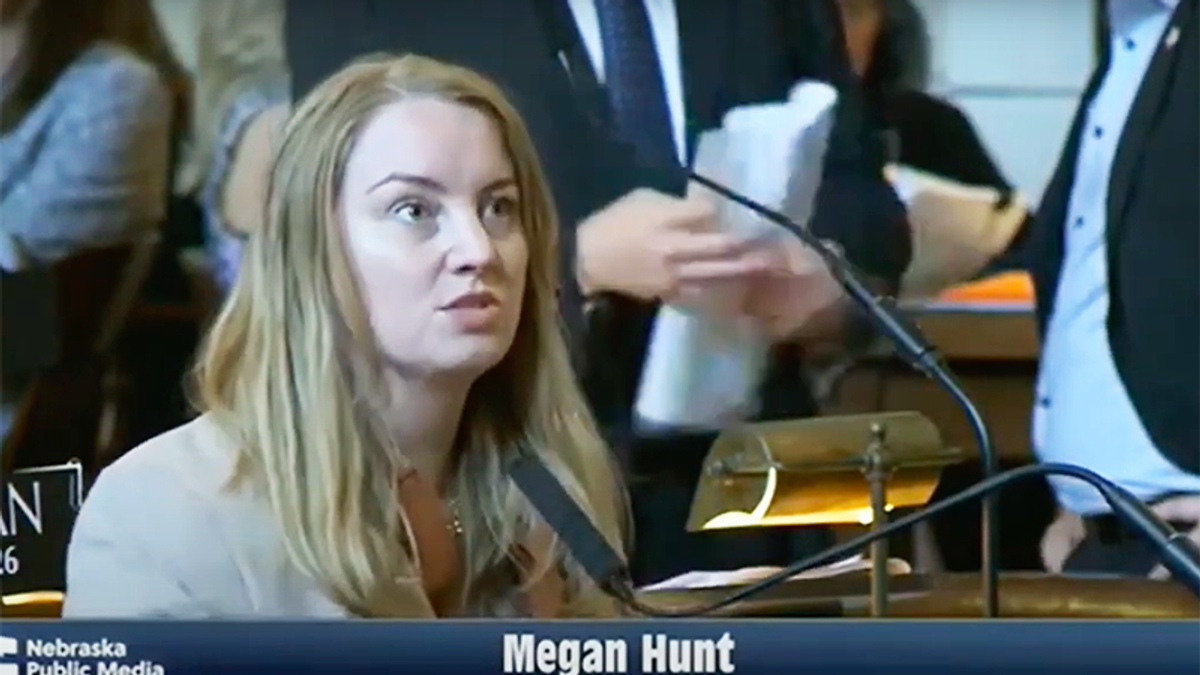 Nebraska lawmaker schools whining Republican: You hate my trans son more than you love your family