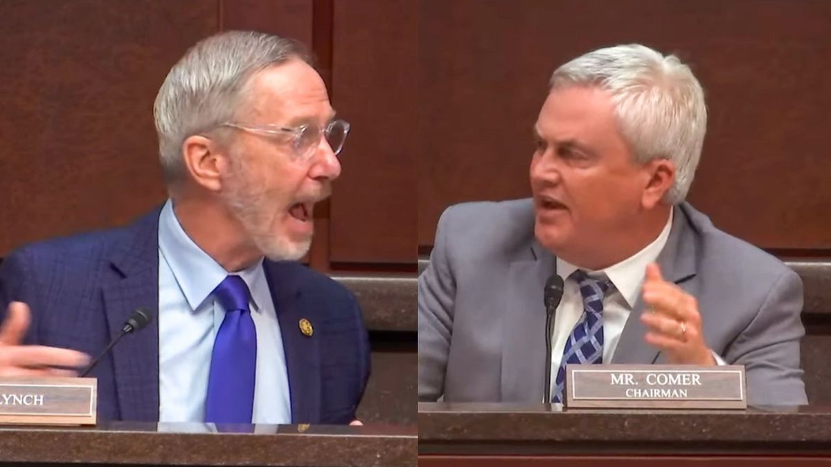 'You're chairman, and you're out of order!' James Comer shouted down for interrupting Dem