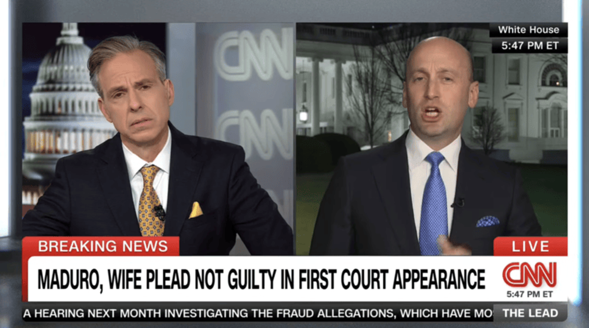 Stephen Miller snaps at Jake Tapper after 'smarmy' remark: 'I was hoping you'd be better!'