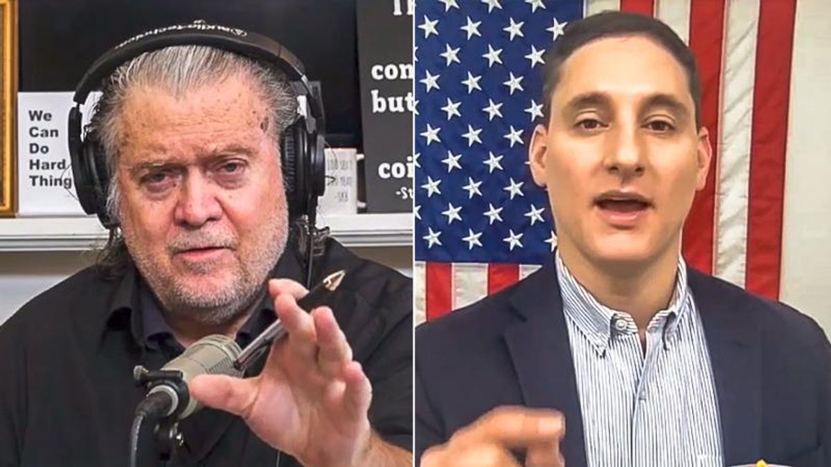 'Tone it down': Steve Bannon scolds GOP candidate who nearly 'came to blows' with 70-year-old opponent