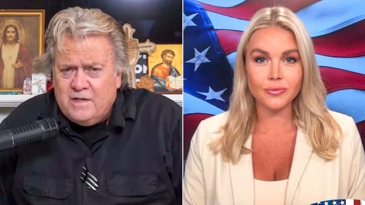 'They cut off my microphone': Trump spokesperson runs to Steve Bannon after CNN cuts her