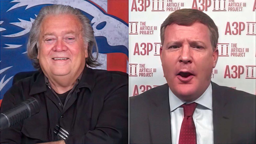 Trump insider unleashes vulgar on-air tirade against John Thune on Steve Bannon's podcast