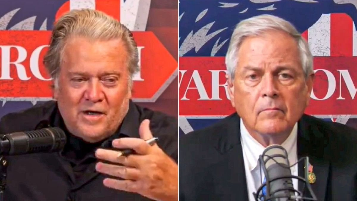 'You're blinking': Steve Bannon berates Freedom Caucus member 'caving' to fund government