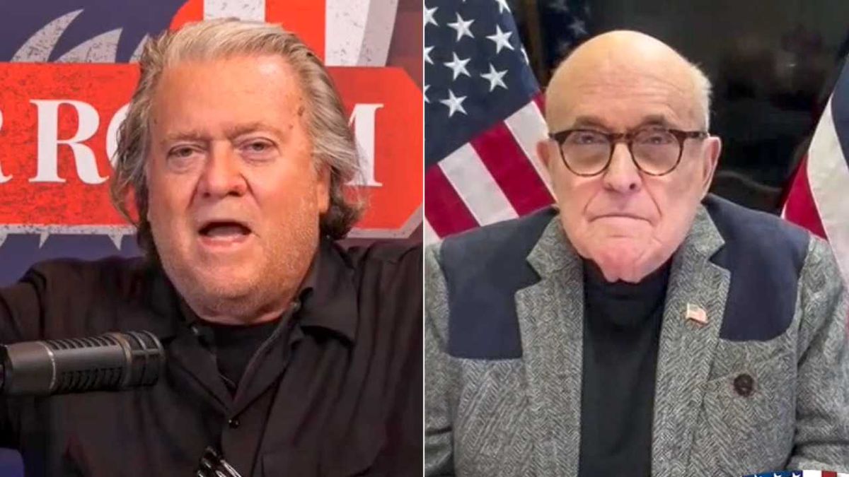 'It's tradition!' Steve Bannon whines after Rudy Giuliani snubbed from Mamdani swearing-in