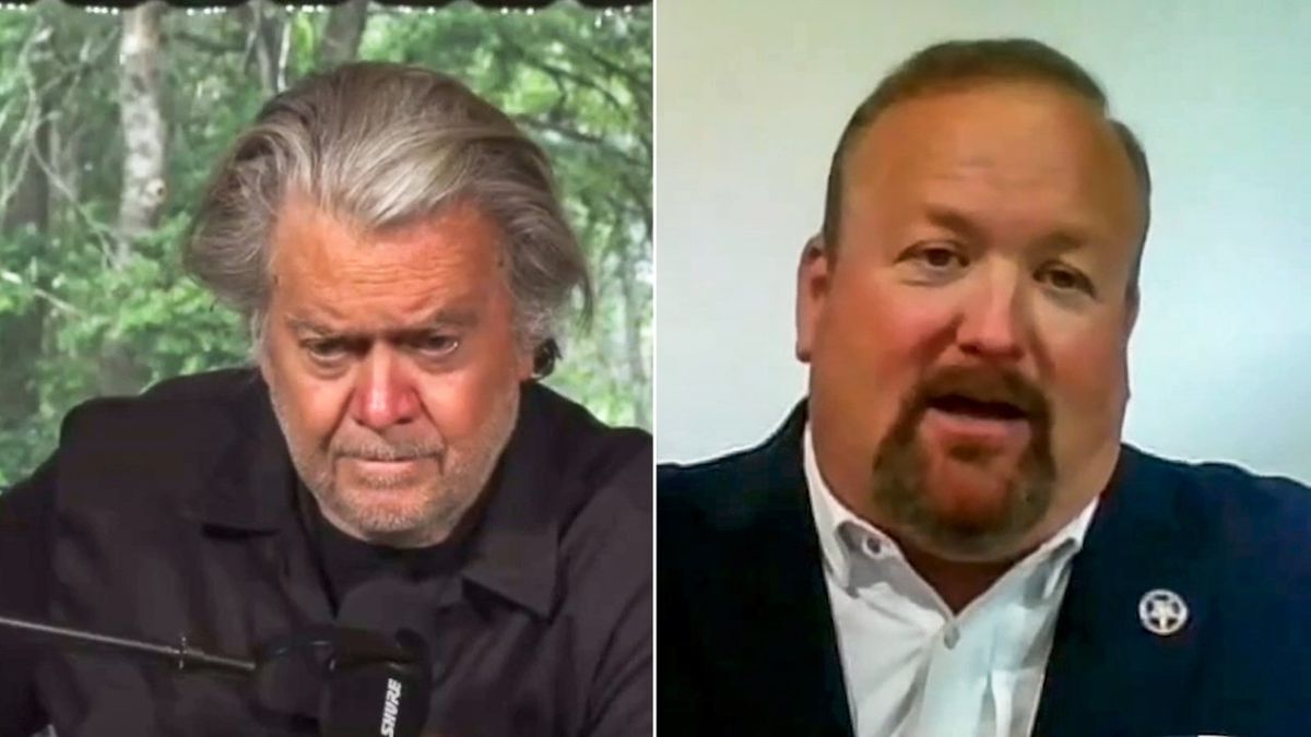 Sheriff pardoned by Trump runs to Steve Bannon to blame 'Hunter Biden's laptop'