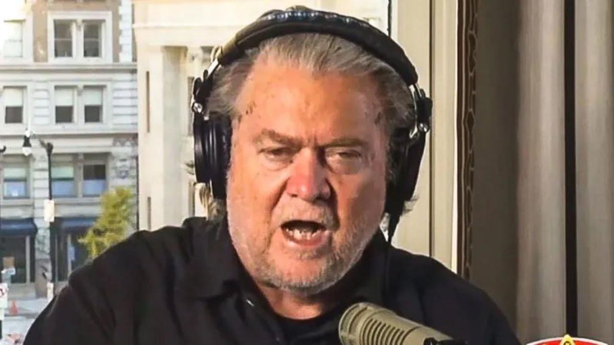 Steve Bannon comes unhinged on podcast after surrender to FBI: 'This is the war that they've brought to us!'