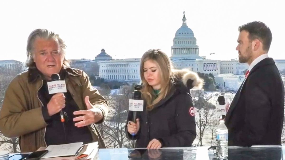 'I am confused': Steve Bannon claims indoor inauguration is plot to nullify Trump
