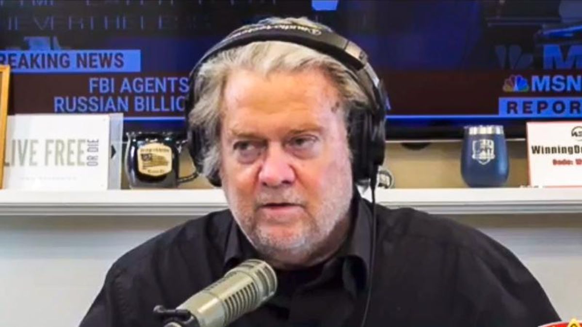Steve Bannon rants about 'stolen' election just hours before Jan. 6 Committee votes on criminal referral