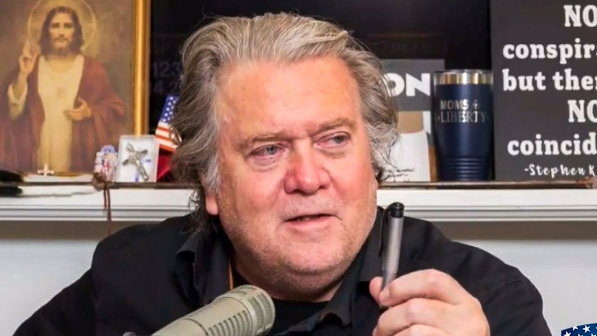 Steve Bannon 'swatted' during live broadcast: 'They're trying to have suicide by police'