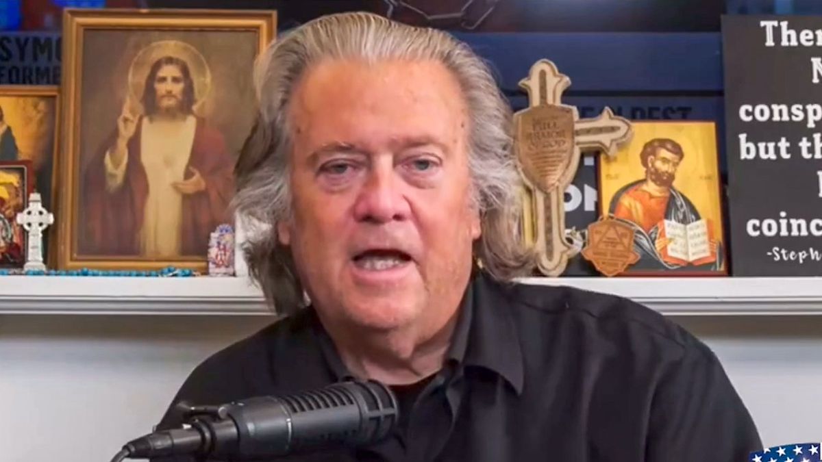 'Suck on this': Steve Bannon mocks Merrick Garland while recreating election-denial HQ